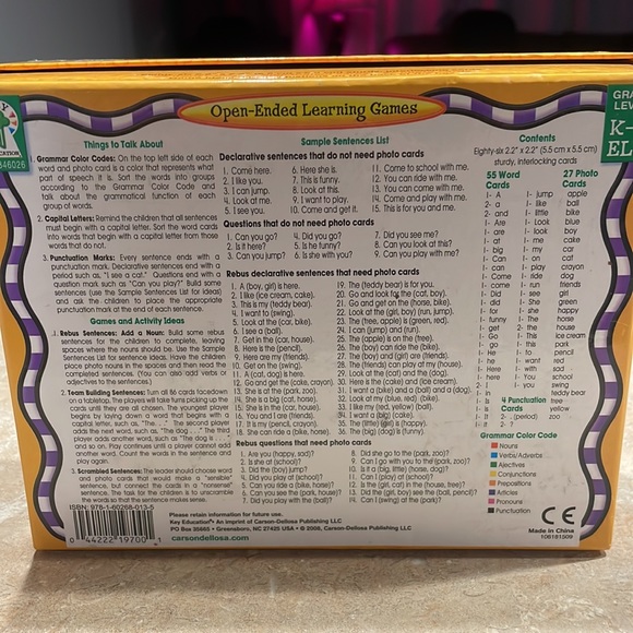 Sentence Building puzzle - Picture 6 of 7